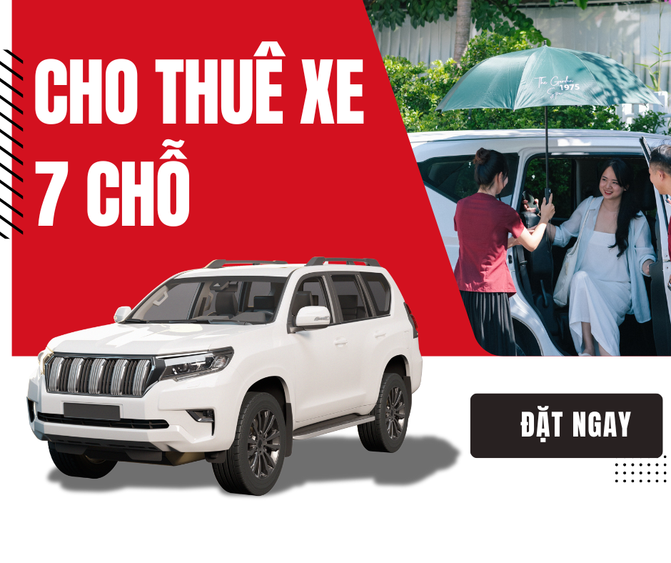 Thuê xe 7 chỗ ngắn hạn