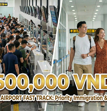 [초스피드 입/출국] 다낭 공항 VIP 패스트트랙 서비스 (1인)